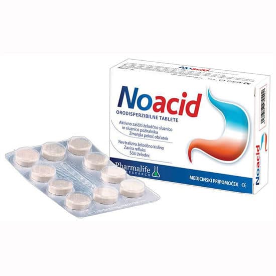 NOACID 10 disperzibilnih tableta - slika 1