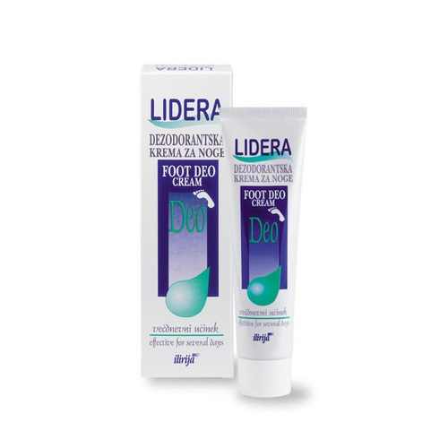 LIDERA DEO KREMA ZA NOGE 50 ml, sprječava neugodan miris pri znojenju - slika 1