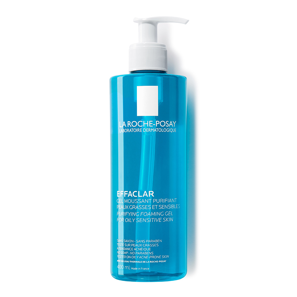 LA ROCHE-POSAY EFFACLAR gel 400ml, Pjenušavi gel za čišćenje masne, osjetljive kože - slika 1