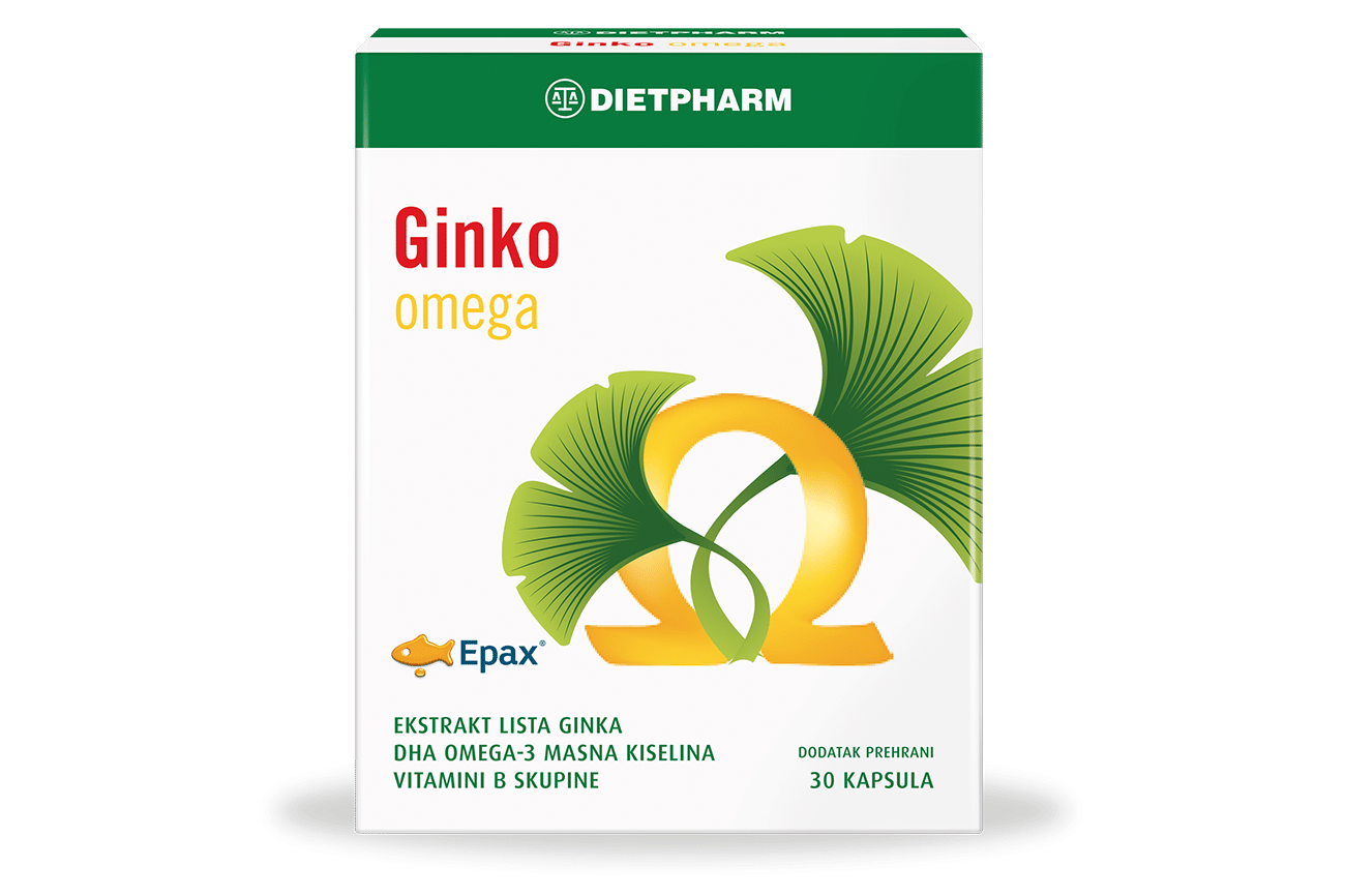DIETPHARM GINKO OMEGA – 30 kapsula - slika 1