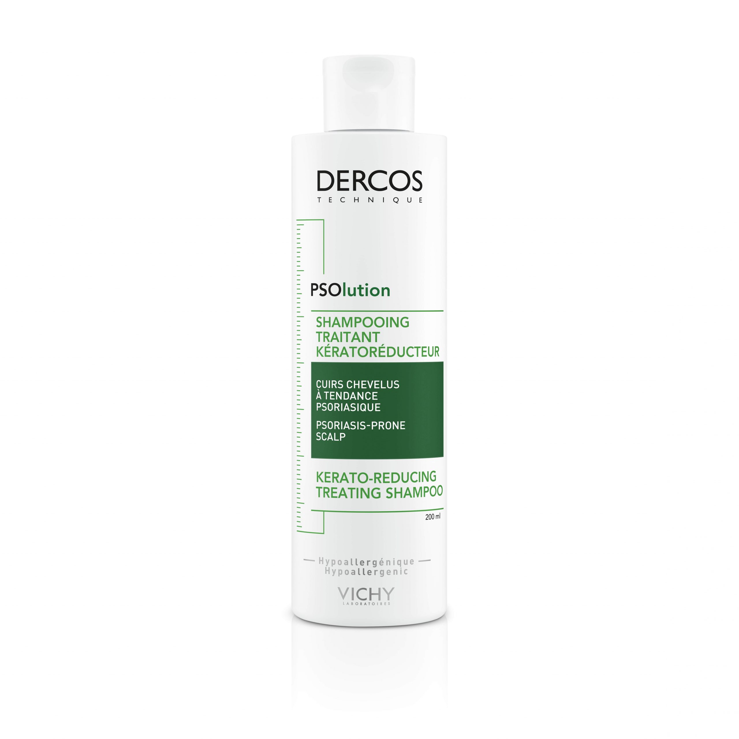 VICHY DERCOS PSOlution Šampon za vlasište sklono psorijazi protiv osjećaja svraba i peckanja, 200 ml - slika 1