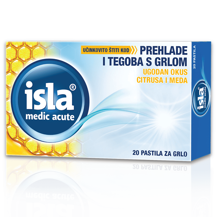ISLA MEDIC pastile citrus i med a20 - slika 1