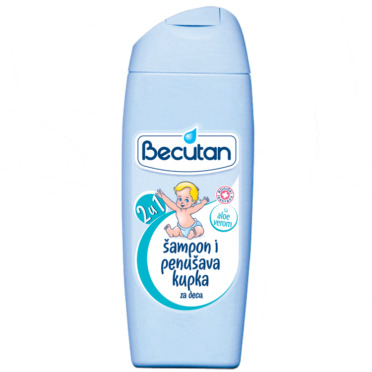 BECUTAN Šаmpon i pjenušаvа kupkа 2 u 1 – 400ml - slika 1