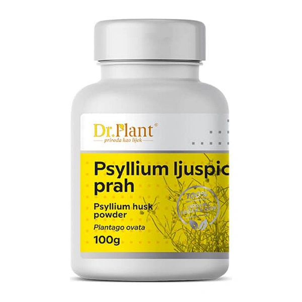 DR.Plant Bio Psyllium ljuspice u prahu (Plantago ovata)100g - slika 1