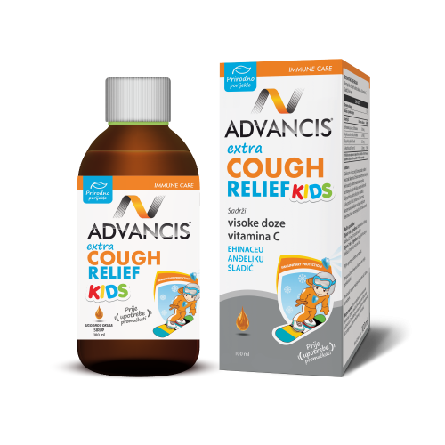 ADVANCIS EXTRA SIRUP ZA KAŠALJ ZA DJECU 100ml, Za ublažavanje kašlja, ugodnog okusa. - slika 1