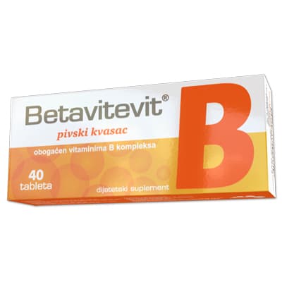 BETAVITEVIT Pivski kvasac 40 tableta - slika 1