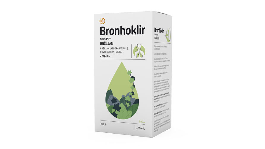 Bronhoklir Bršljan Sirup 125 ml - slika 1