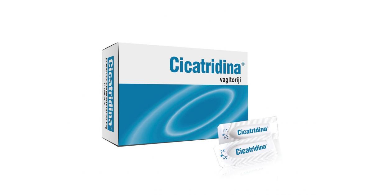 CICATRIDINA® VAGITORIJI a10, Cicatridina vagitoriji služe za ubrzanje zacjeljivanja oštećenja na sluznici rodnice i vraćanje prirodne vlažnosti rodnice - slika 1