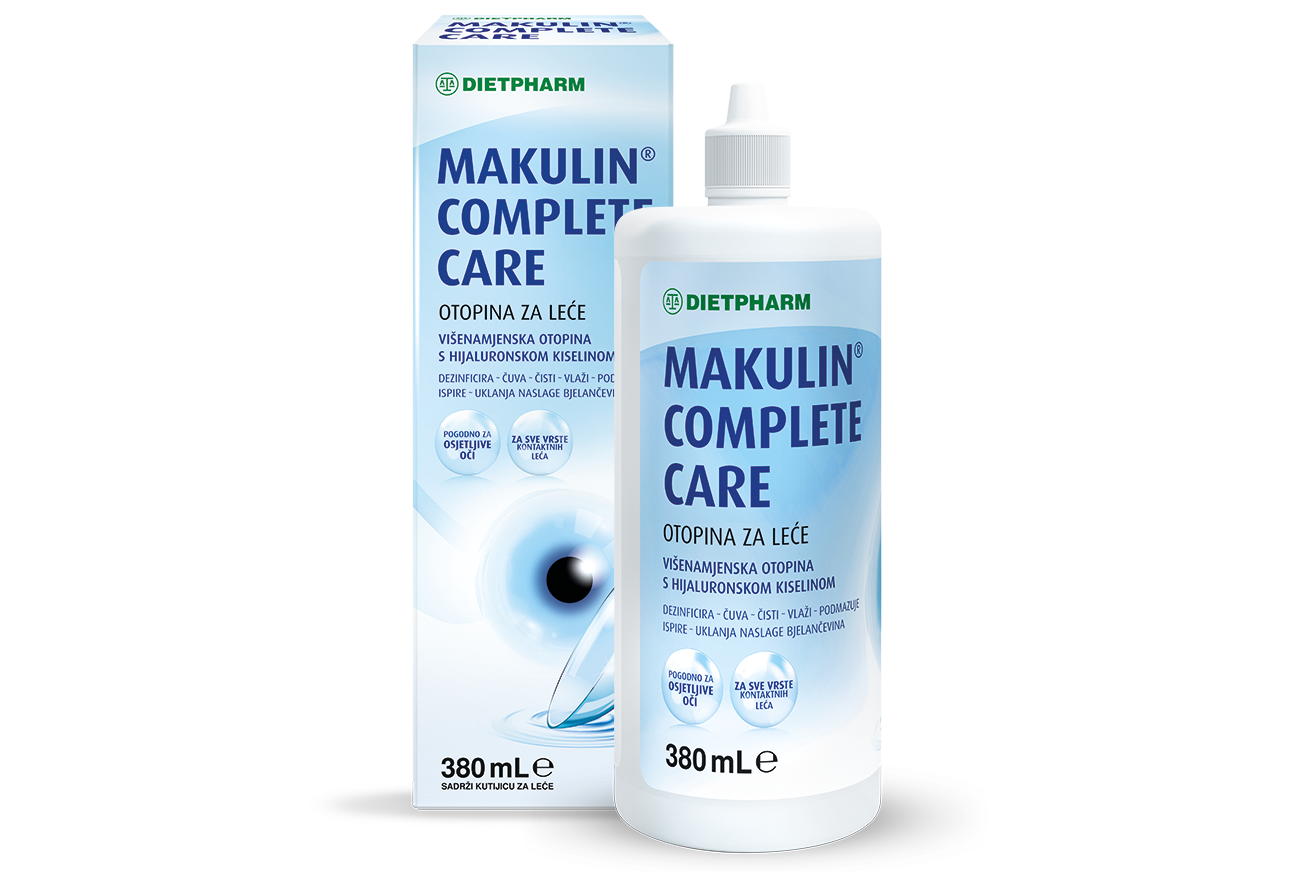 DIETPHARM Makulin Complete Care rastvor za sočiva 380ml - slika 1