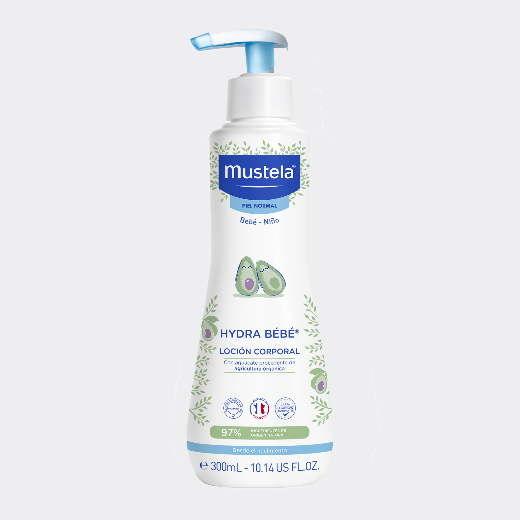 Mustela Hydra Bebe Body losion sa organskim avokadom 300 ml - slika 1