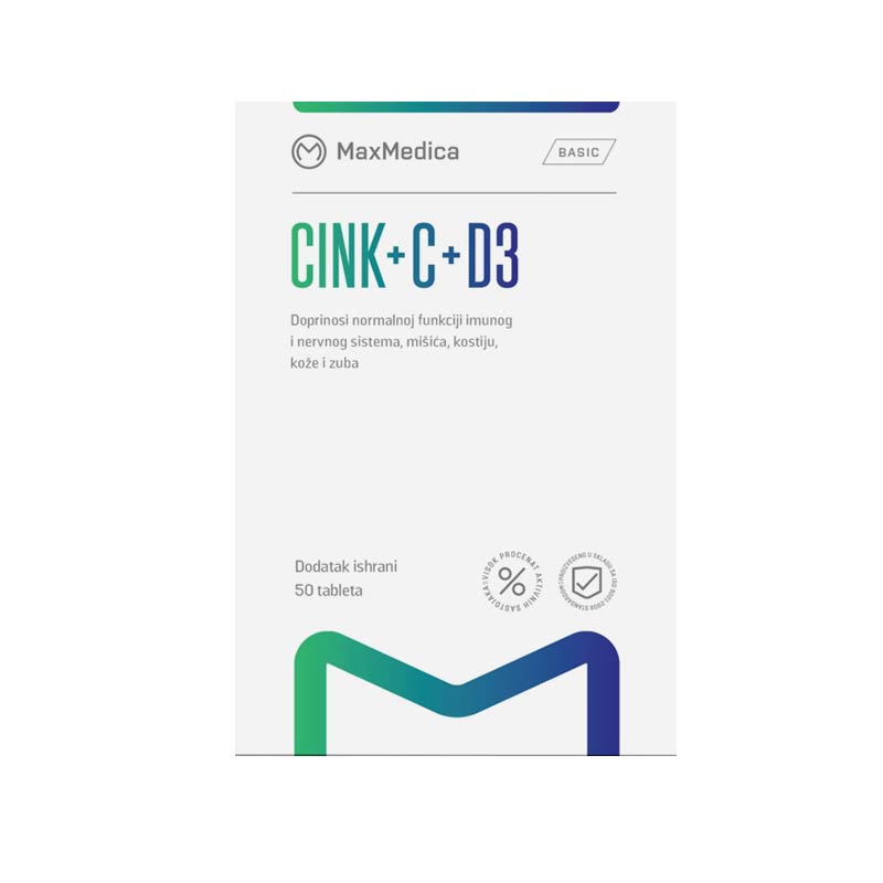 Cink + C + D3 50 tableta - slika 1