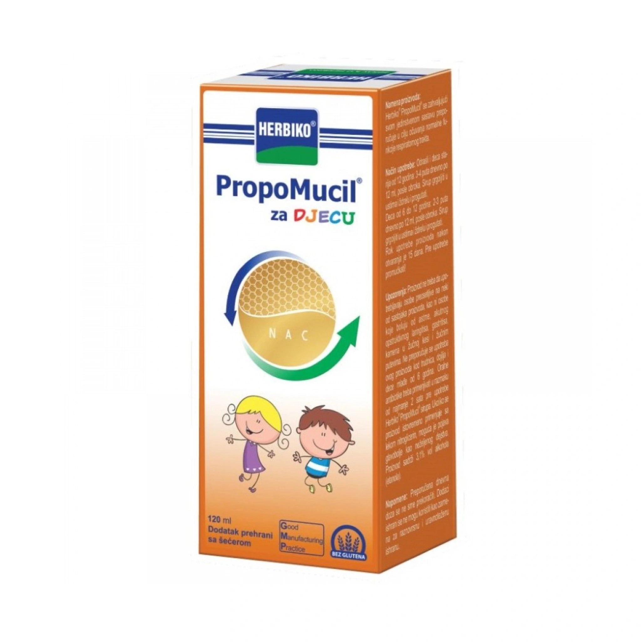 Herbiko Propomucil sirup za djecu 120ml - slika 1