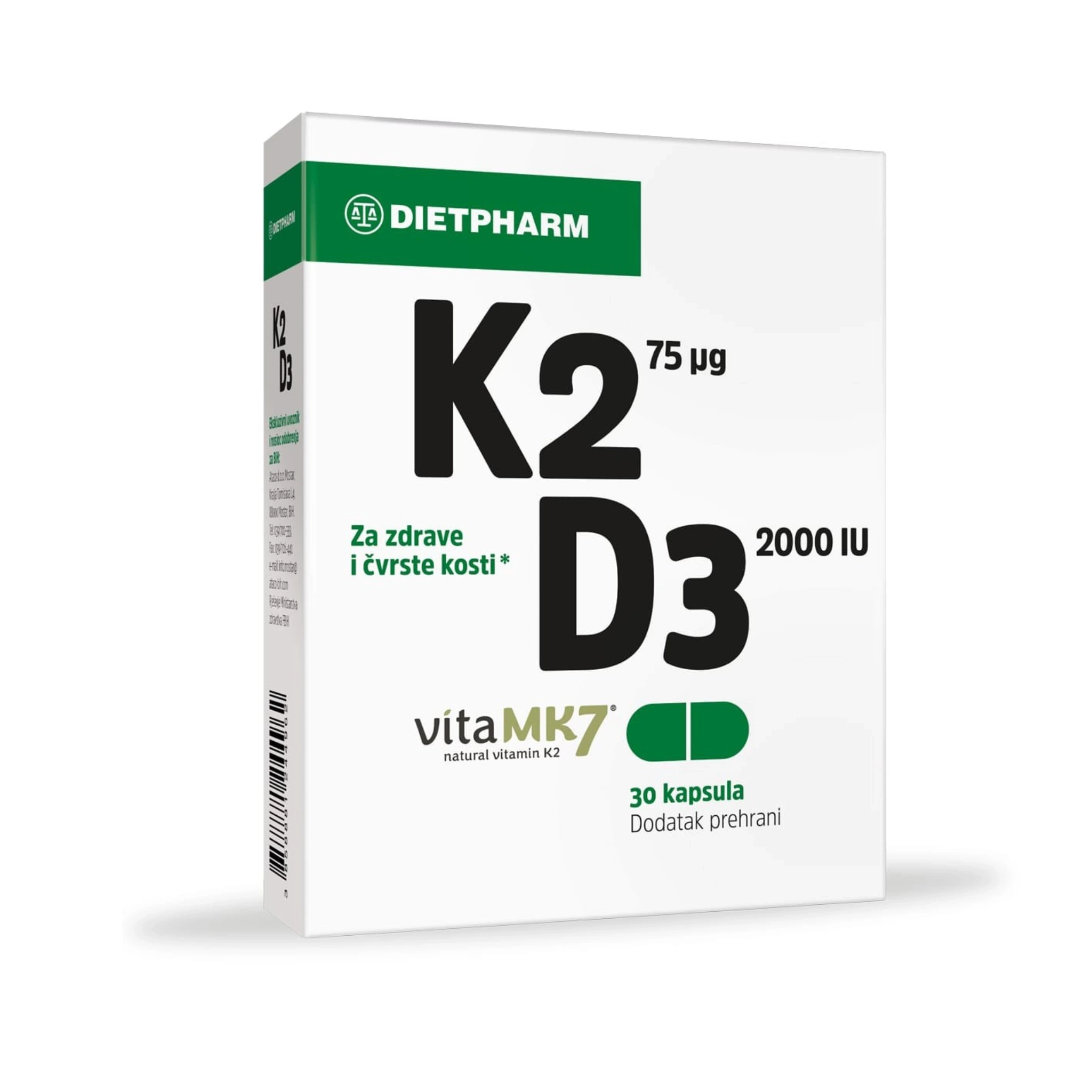 K2D3, 30 kapsula - slika 1