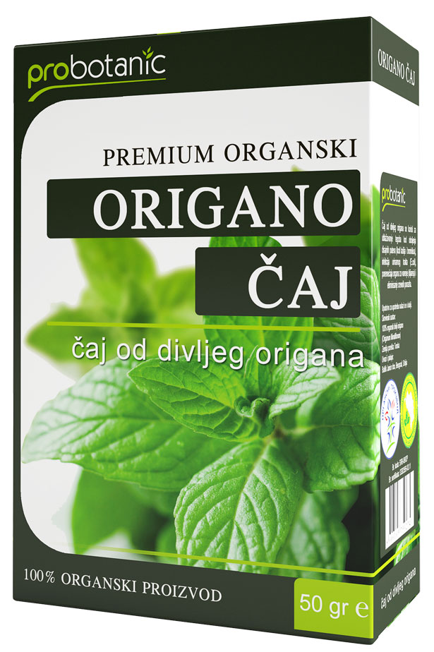 PROBOTANIC ORIGANO ČAJ 50 gr, Čaj je dobijen sušenjem i mljevenjem nadzemnog dijela biljke divlji origano - slika 1