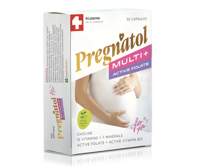 PREGNATOL Multi + Active Folate 30 kapsula - slika 1
