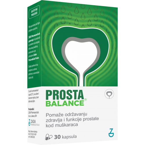 Zada PROSTA BALANCE tablete a 30, Dodatak prehrani za održavanje reproduktivnog zdravlja muškaraca - slika 1