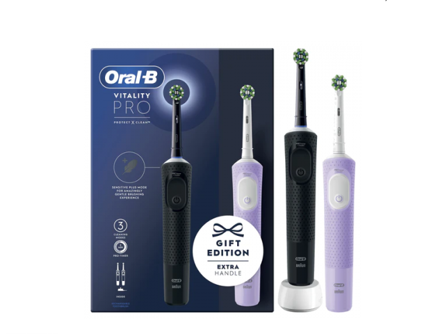 ORAL B Vitality Pro Sensitive Plus Mode električna četkica 1+1 GIFT EDITION - slika 1