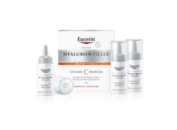EUCERIN Hyaluron-Filler Vitamin C booster 3x8ml - slika 1