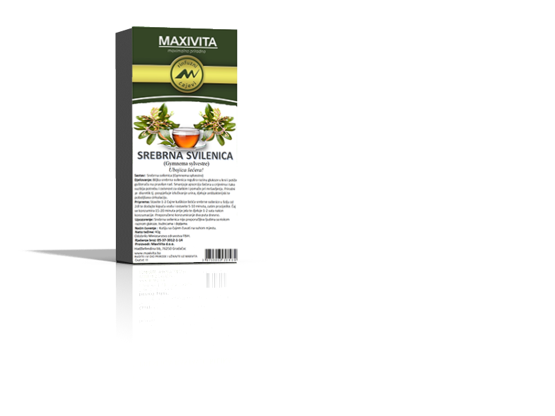 MAXIVITA SREBRNA SVILENICA 40g rinfuzni čaj, Ubojica šećera - slika 1