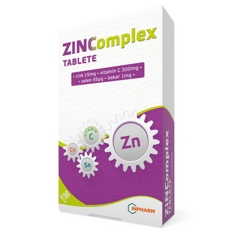 INPHARM ZINCOMPLEX 30 tableta - slika 1