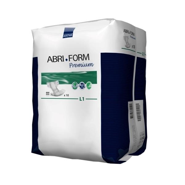 ABRI-form L1 a 10kom, Pelene za laku i tešku inkontinenciju - slika 1