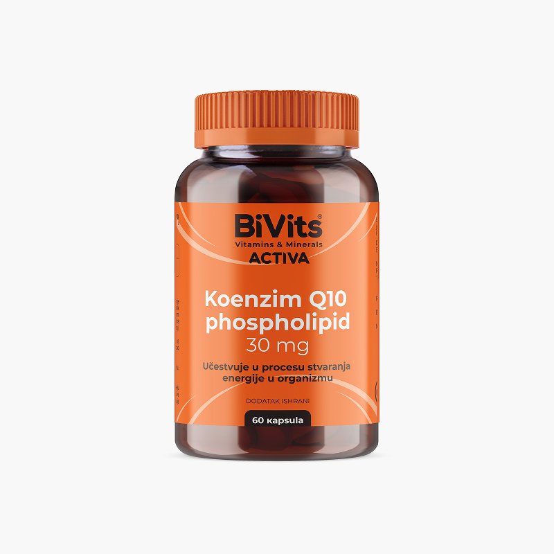 BiVits ACTIVA Koenzim Q10 phospholipid 30 mg - slika 1
