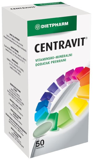 DIETPHARM CENTRAVIT 30 tableta - slika 1