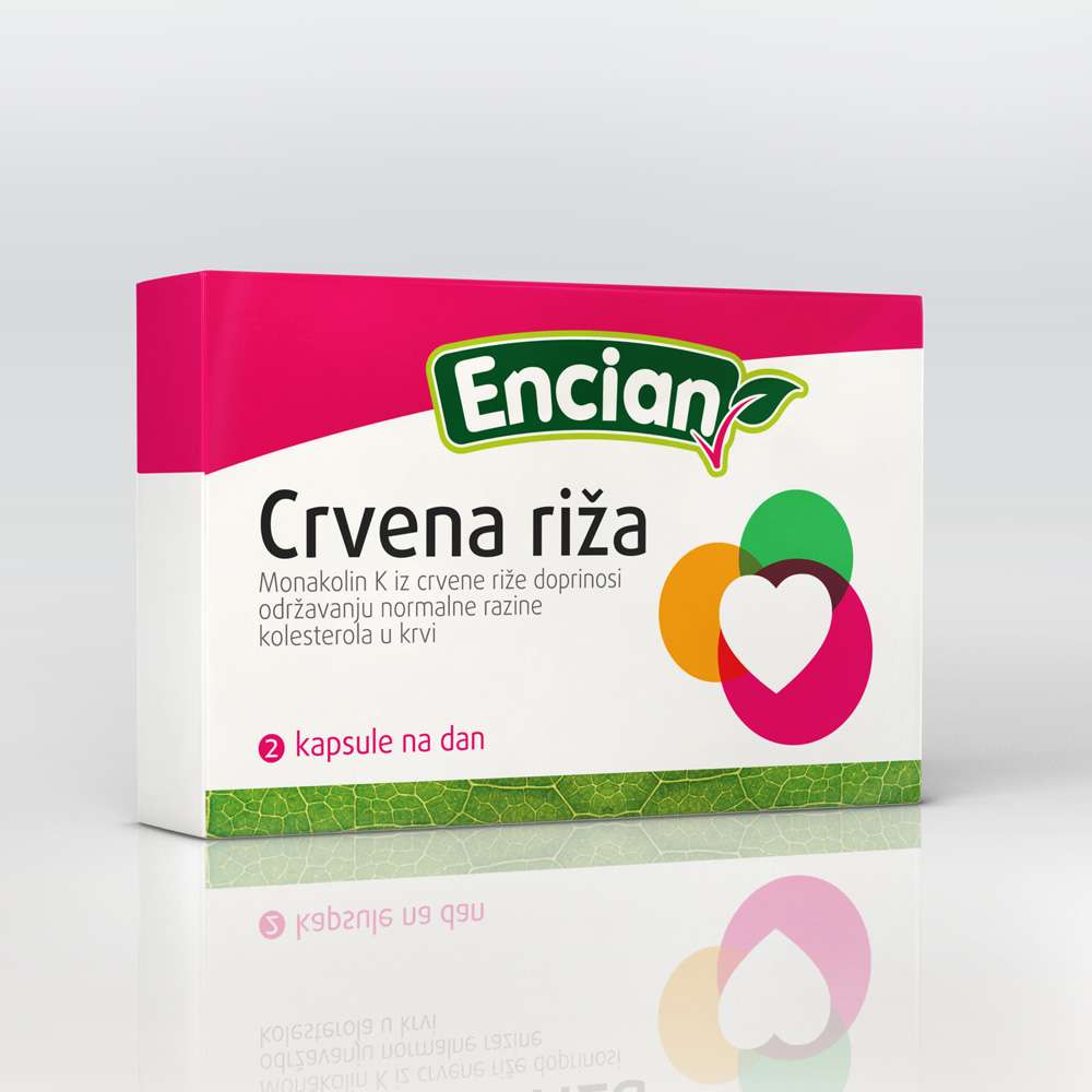 Encian Crvena riža 30 kapsula - slika 1
