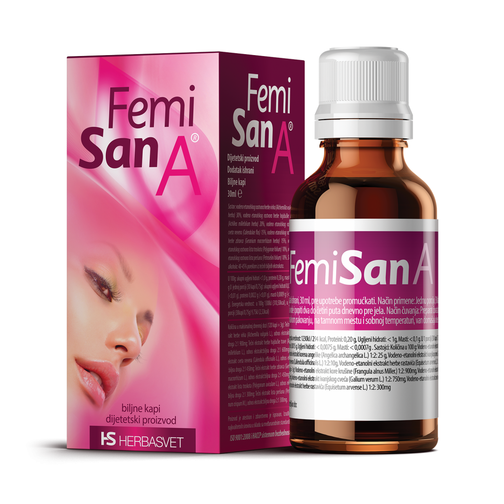 FEMISAN A Biljne kapi 30ml - slika 1