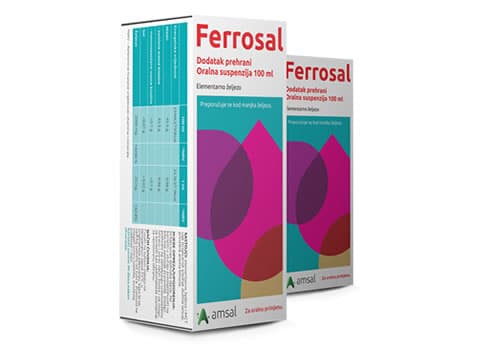 AMSAL FERROSAL Oralna suspenzija 100ml - slika 1