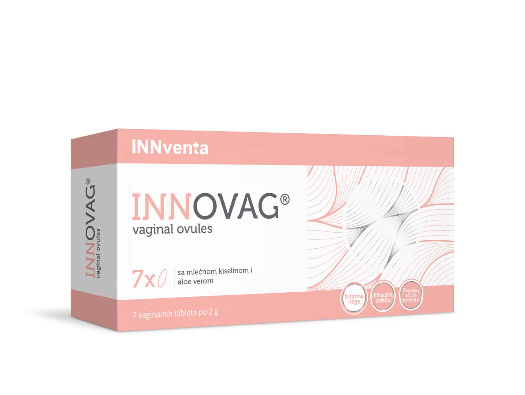 INNVENTA INNOVAG Vaginalete  sa mliječnom kiselinom i aloe verom a7 - slika 1
