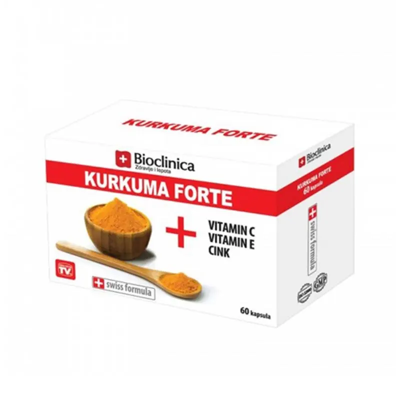 BIOCLINICA Kurkuma Forte 60 kapsula - slika 1