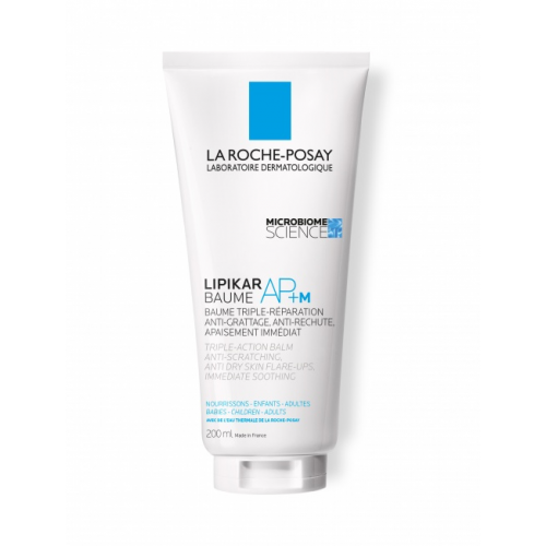 LA ROCHE POSAY LIPIKAR BAUME AP+M Balzam protiv iritacije i svraba koji vraća lipide i trenutno umiruje kožu, pogodno za djecu i odrasle, 200 ml - slika 1