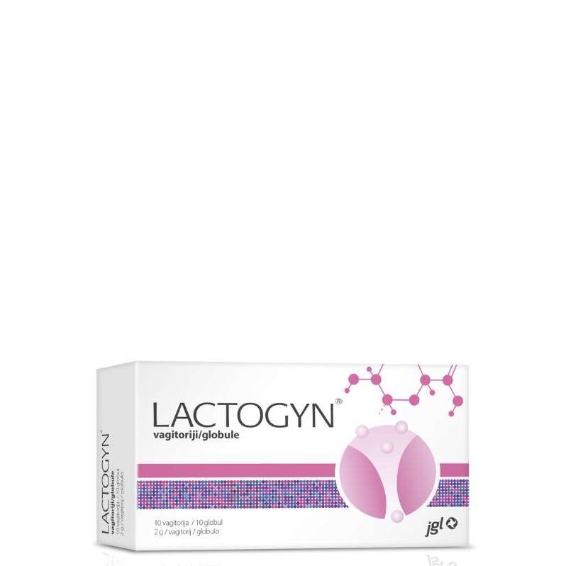 LACTOGYN VAGITORIJI 10 komada, Pospješuje obnovu normalne vaginalne flore - slika 1