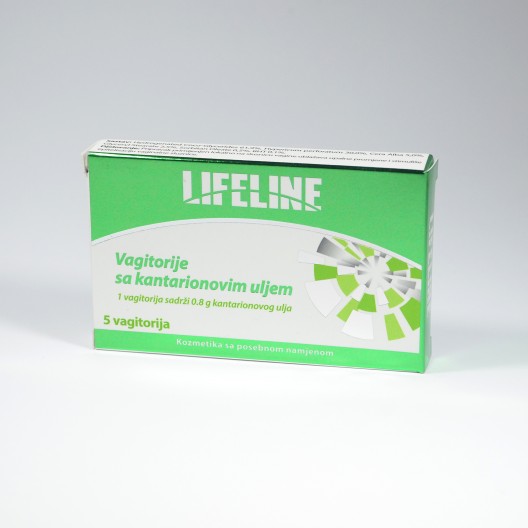 Lifeline vagitorije sa kantarionovim uljem 5 komada - slika 1