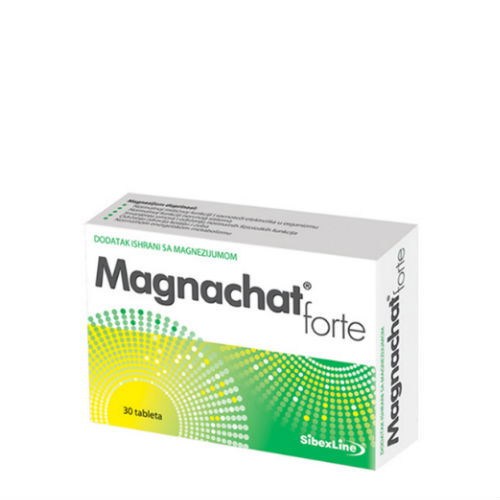 Magnachat forte tablete a 30, Dodatak prehrani za nadoknadu magnezija - slika 1