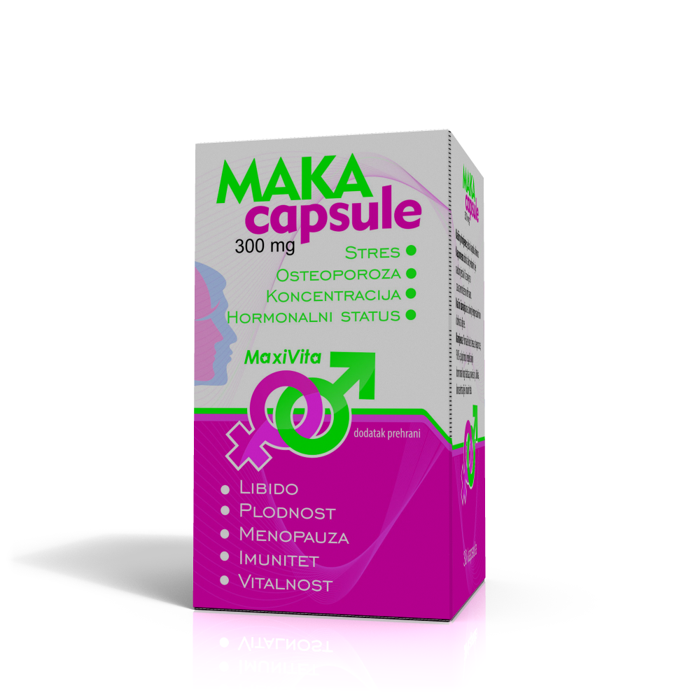 MAXIVITA MAKA a 30 kapsula, Dodatak prehrani za regulaciju hormonskog balansa - slika 1