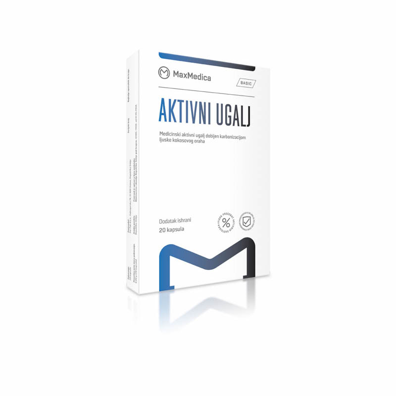 Aktivni ugalj 20 kapsula - slika 1