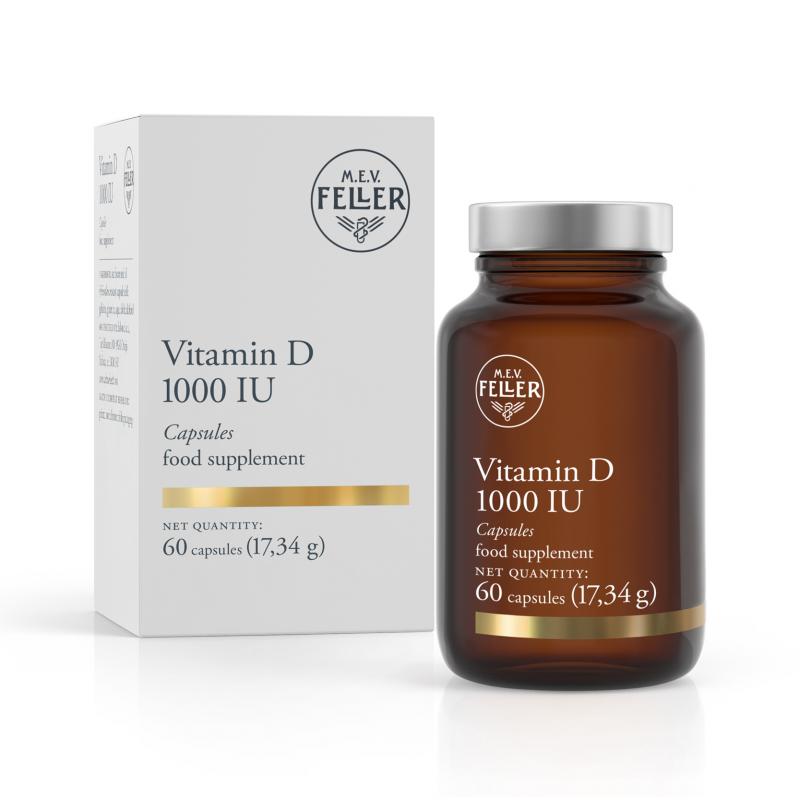 M.E.V. FELLER  Vitamin D 1000 IU 60 kapsula - slika 1