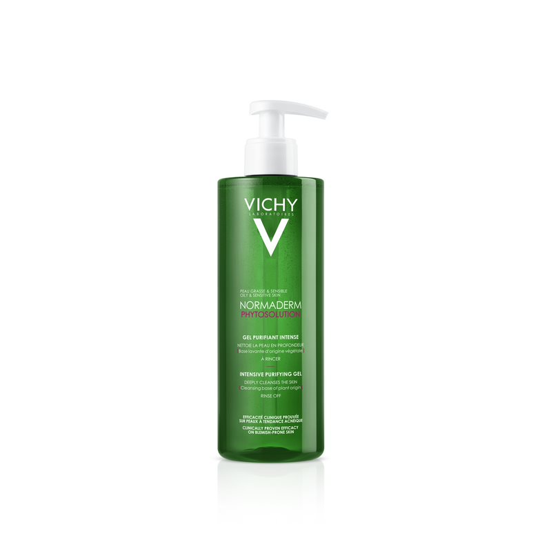 VICHY NORMADERM PHYTOSOLUTION – Gel za dubinsko čišćenje masne kože sklone aknama, 400 ml VR - slika 1