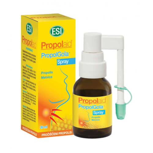 ESI PROPOLAID PROPOLGOLA sprej za grlo 20ml, Za brzi oporavak kod upale grla i sluznice usne šupljine - slika 1