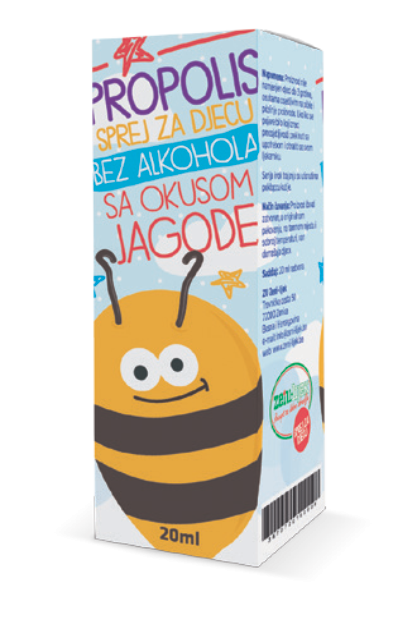 PROPOLIS SPREJ ZA DJECU - OKUS JAGODA - slika 1