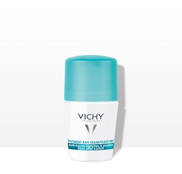 VICHY DEZODORANS ANTIPERSPIRANS 48h 50ml, Roll-on protiv znojenja protiv bijelih tragova i žutih mrlja - slika 1