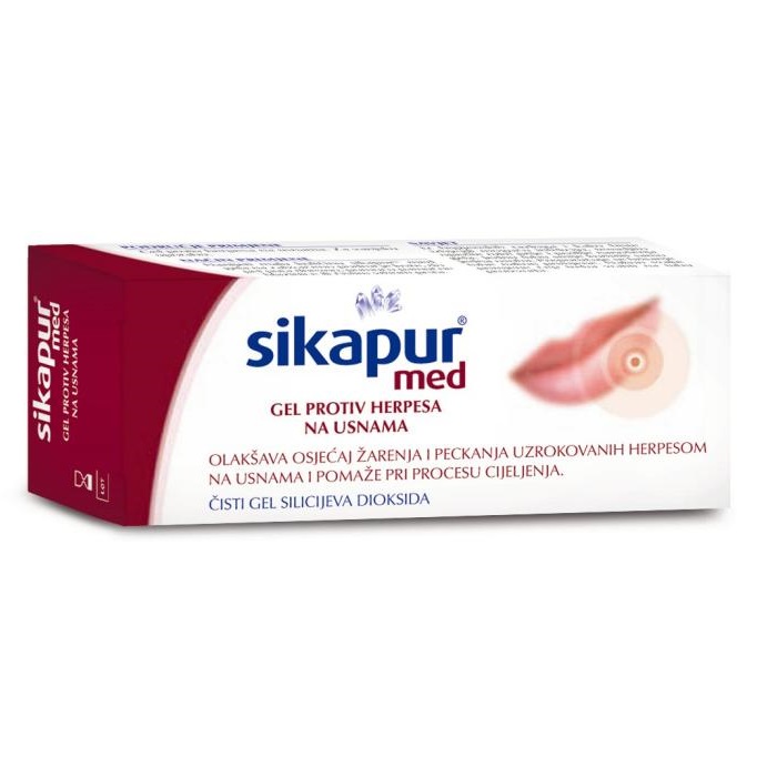 SIKAPUR MED GEL 2g, Protiv herpesa na usnama. - slika 1
