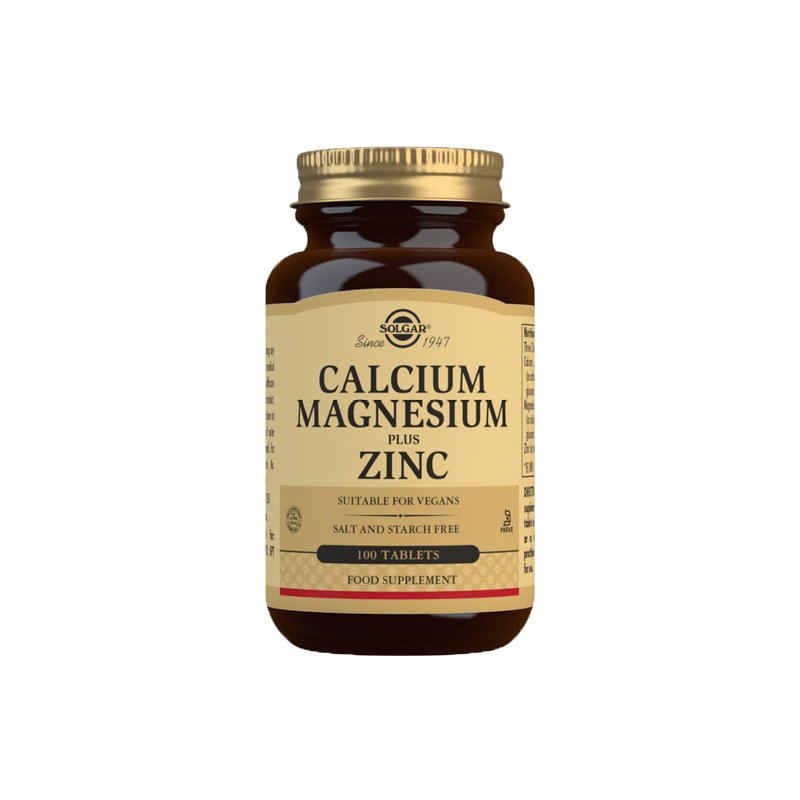 SOLGAR KALCIJ, MAGNEZIJ PLUS CINK TBL A100 - slika 1