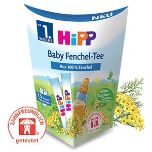 HIPP Čaj od ekstrakta komorača – 15 kesica 0m+