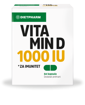 Dietpharm Vitamin D 1000 IU kapsule a60