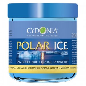 CYDONIA Polar Ice Gel 250ml, Smanjuje grčeve u mišićima, bolove i otoke usljed edema i podliva.
