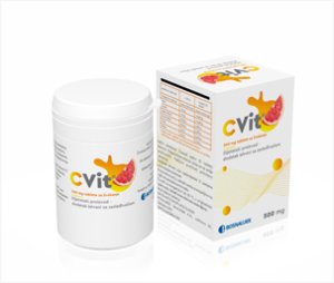 CVit VITAMIN C  500 tablete za žvakanje a 50, Dodatak prehrani za nadonkadu vitamina C