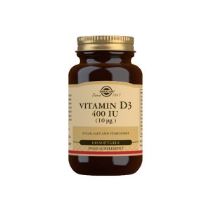 SOLGAR VITAMIN D3 10 MCG CAPS A100